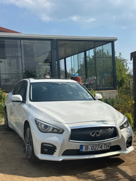 Infiniti Q50 Автомат/Автопилот/Кожа/364кс./Обслужен/Бяла перла/, снимка 2