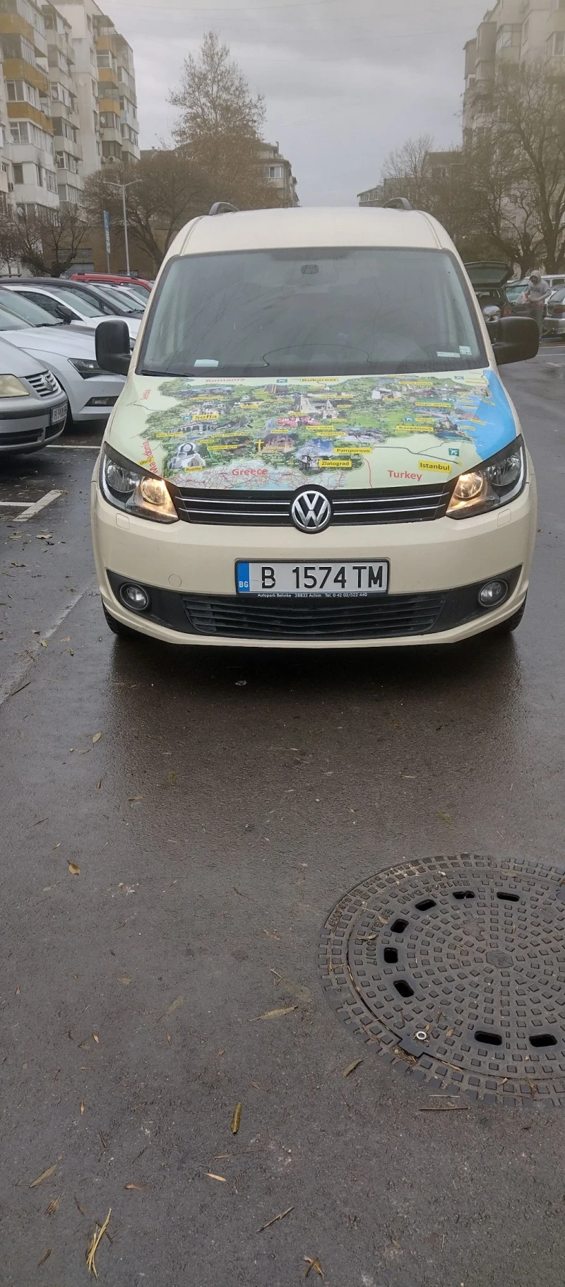 VW Caddy  6+ 1 METAN+ ГАЗ, снимка 1 - Автомобили и джипове - 48256260