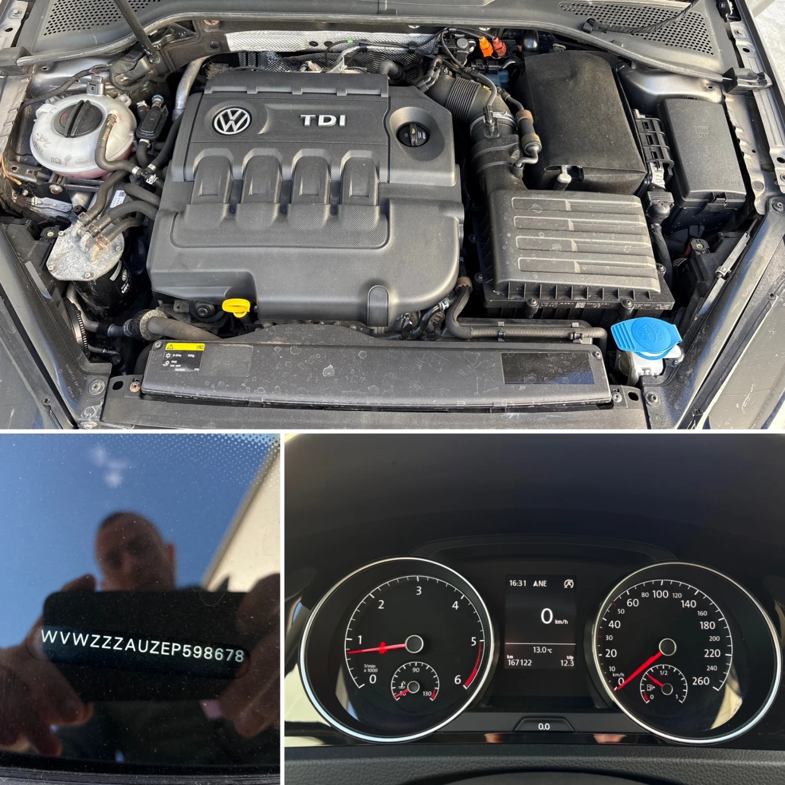 VW Golf 2.0 TDI 150��* HighLine* Distronic* Panorama* Keyl | Mobile.bg � ����������� 16