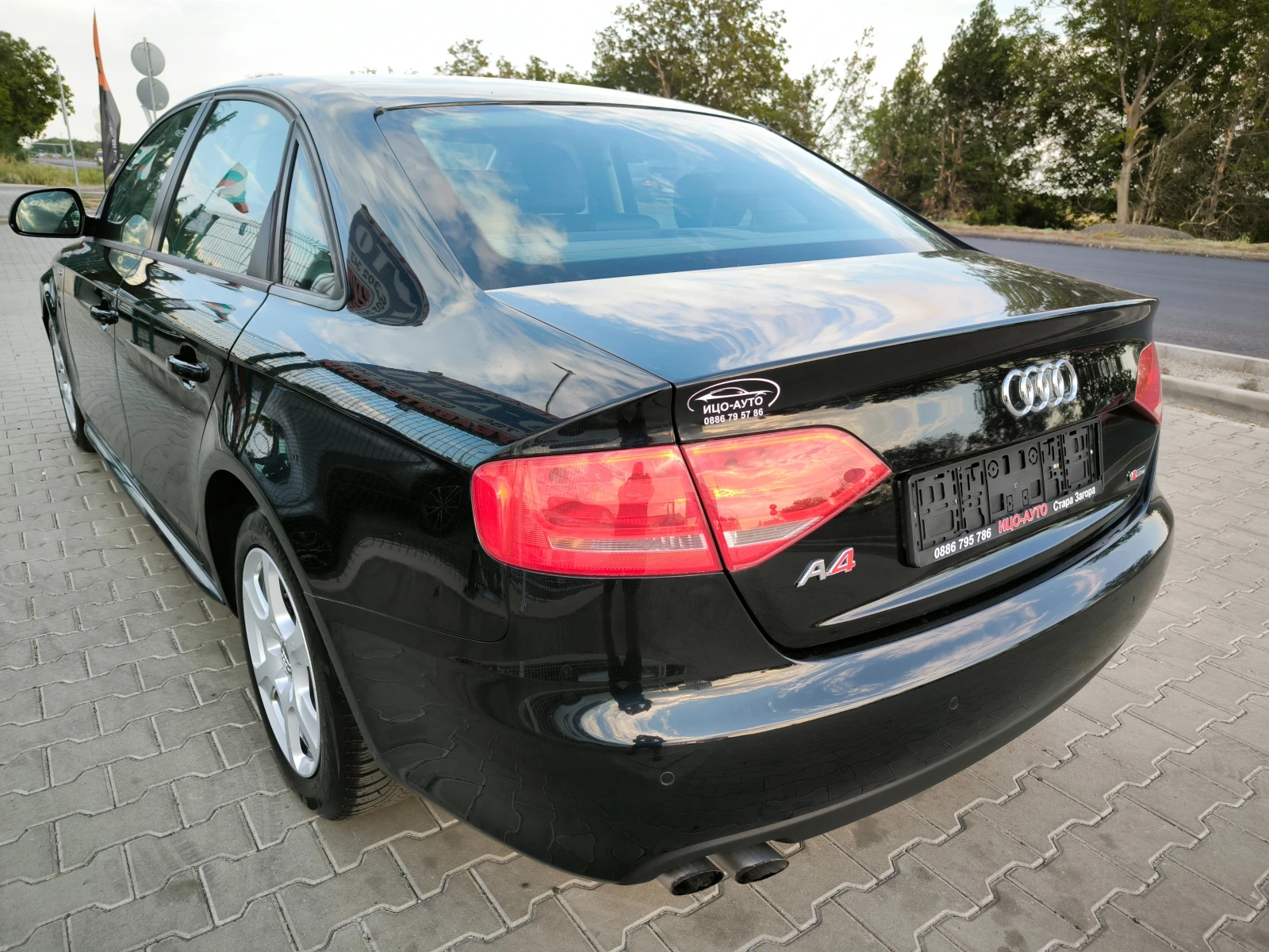 Audi A4 1, 8i-160k.c.6ckopocти.НАВИ, КОЖА, СЕДАН, ЕВРО 5В - изображение 4