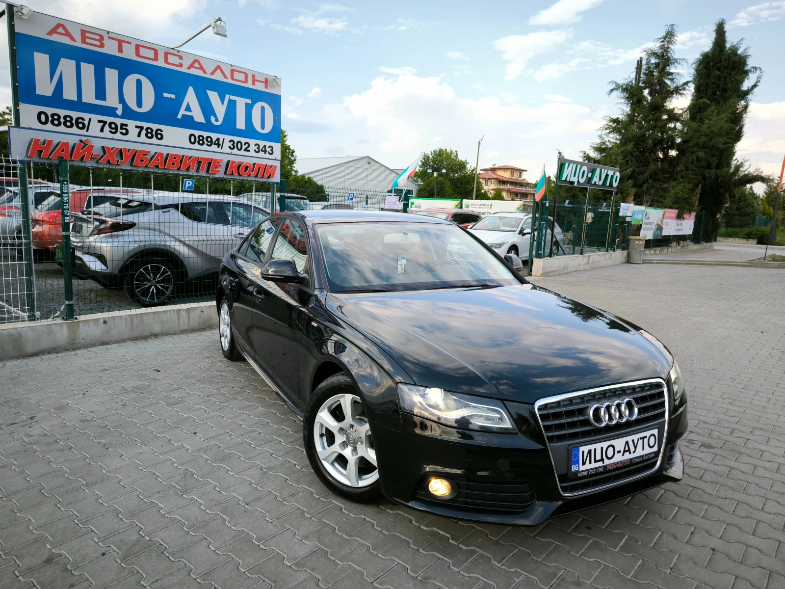 Audi A4 1, 8i-160k.c.6ckopocти.НАВИ, КОЖА, СЕДАН, ЕВРО 5В - изображение 8