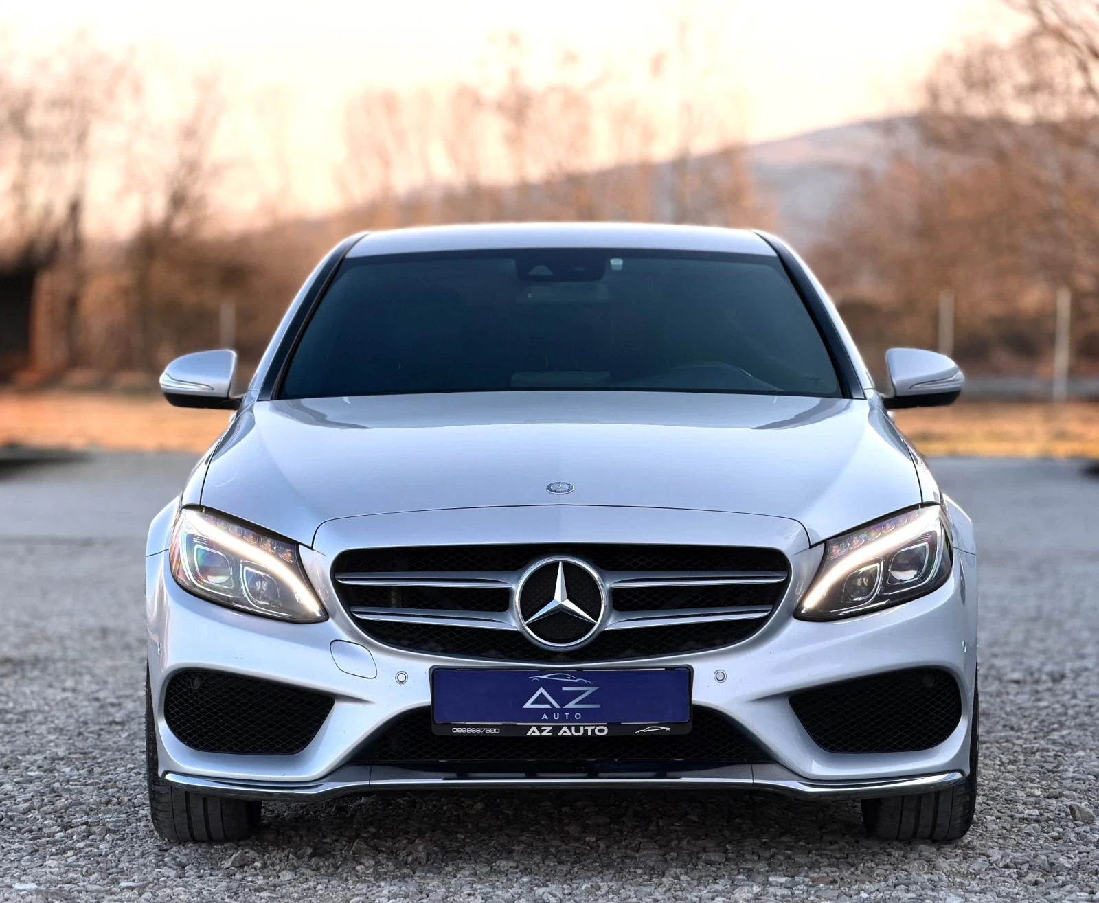 Mercedes-Benz C 220 AMG пакет/ Intelligent LED фарове/ Кожа/ Камера, снимка 2 - Автомобили и джипове - 53749288