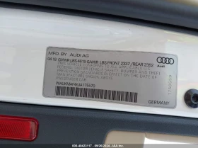 Audi A4 2.0L I-4 DI, DOHC, VVT, TURBO, 190HP Front Wheel D, снимка 13