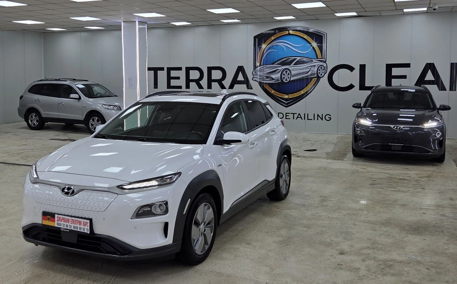 Hyundai Kona 64KWh/Premium/SOH100/ СЕРВИЗНА КНИЖКА, снимка 6 - Автомобили и джипове - 53929642