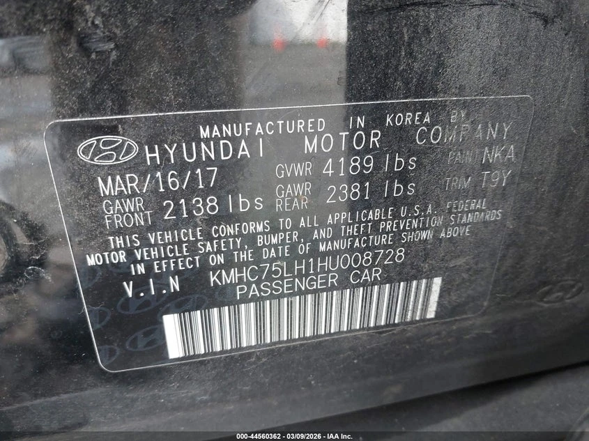 Hyundai Ioniq Ev Electric, снимка 9 - Автомобили и джипове - 54378470