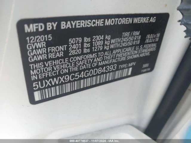 BMW X3 XDRIVE28I, снимка 10 - Автомобили и джипове - 47970228