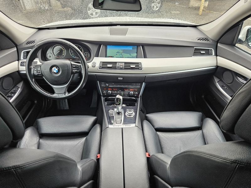 BMW 5 Gran Turismo 3.0D/245k.c/NAVI/LED/КОЖА/EURO 5A/ТОП, снимка 10 - Автомобили и джипове - 46395572