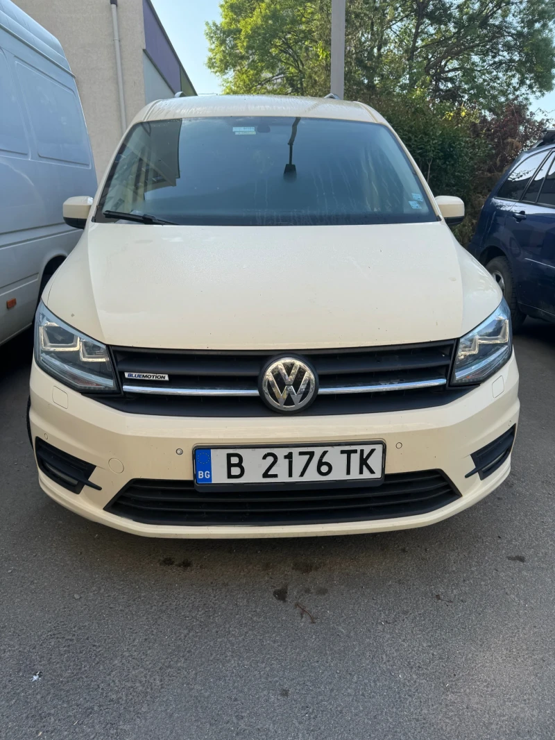 VW Caddy Дълга база 7 места, снимка 1 - Автомобили и джипове - 47053285