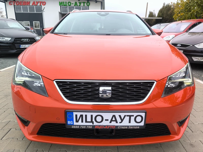 Seat Leon ТDi-120k.c.АВТОМАТ, KOЖА, НАВИ, ДИСТРОНИК, LED, ЕВ, снимка 17 - Автомобили и джипове - 47958504