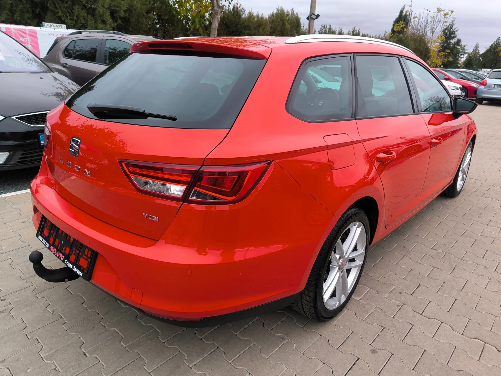 Seat Leon ТDi-110k.c.АВТОМАТ, KOЖА, НАВИ, ДИСТРОНИК, LED, ЕВ - изображение 6