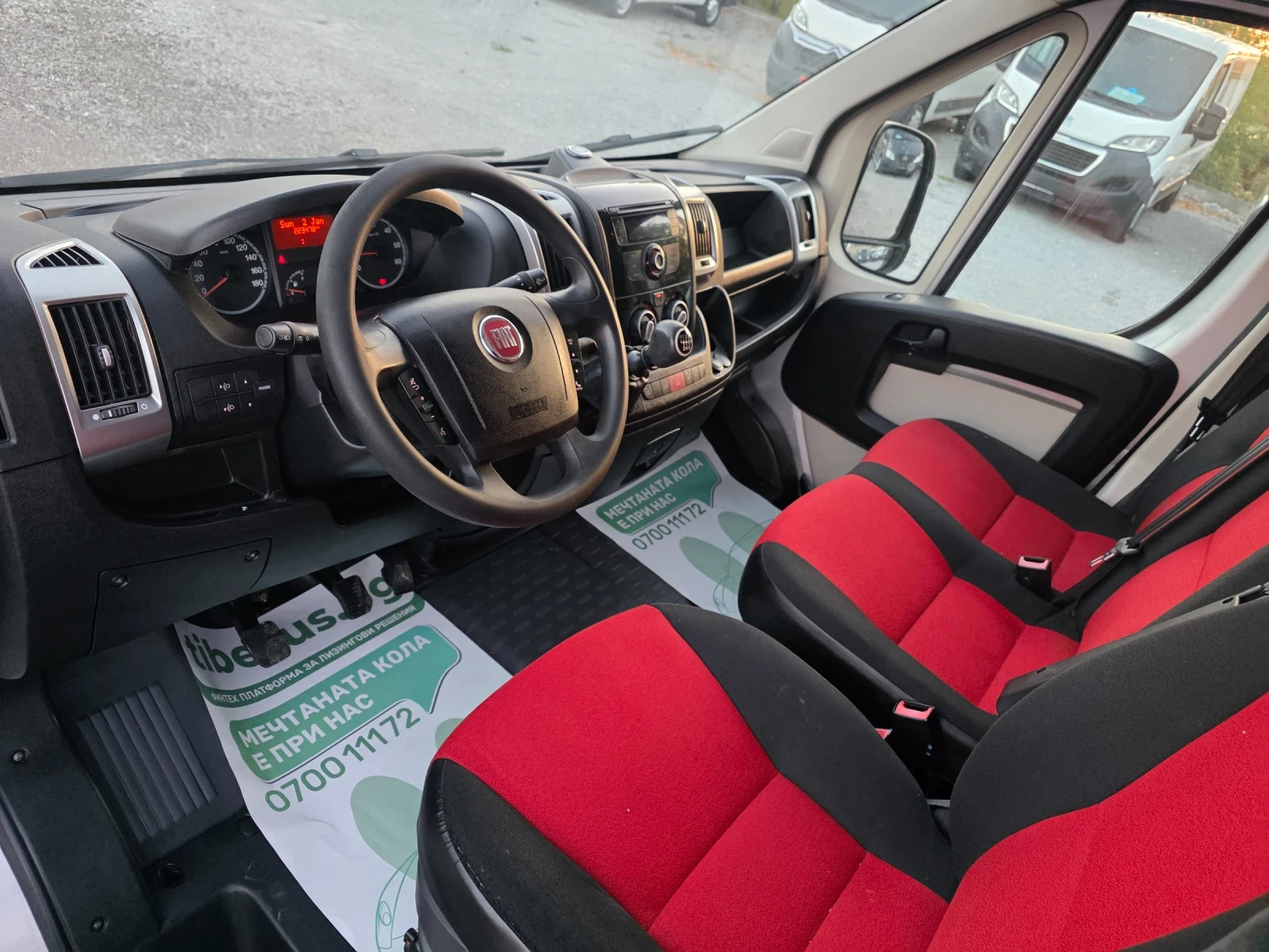 Fiat Ducato 2.3mjet 150к.с. Евро5 Климатик, снимка 16 - Бусове и автобуси - 56010986