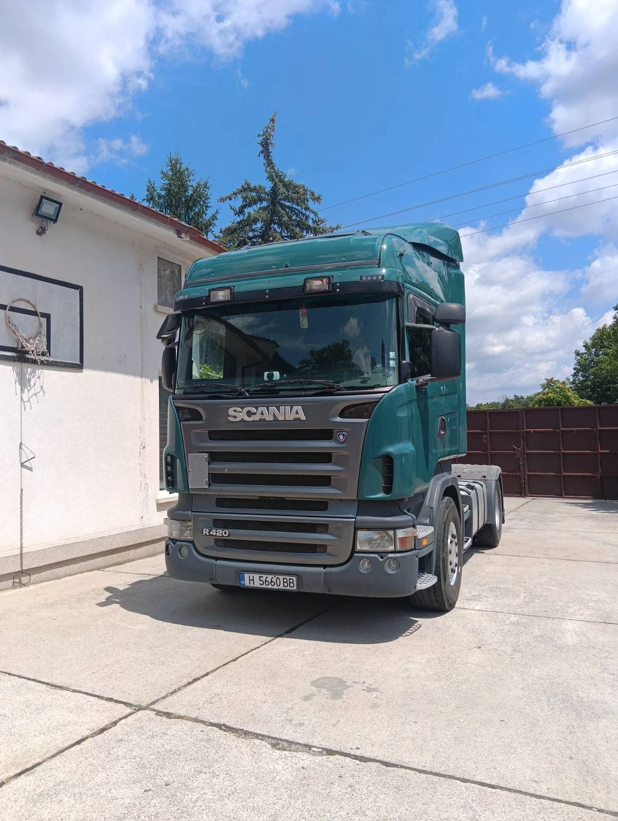 Scania R 420 С ПОМПА