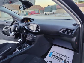 Peugeot 308 1.6HDI-LED-НАВИ-КАМЕРА-ПАНОРАМА-EU-6, снимка 17