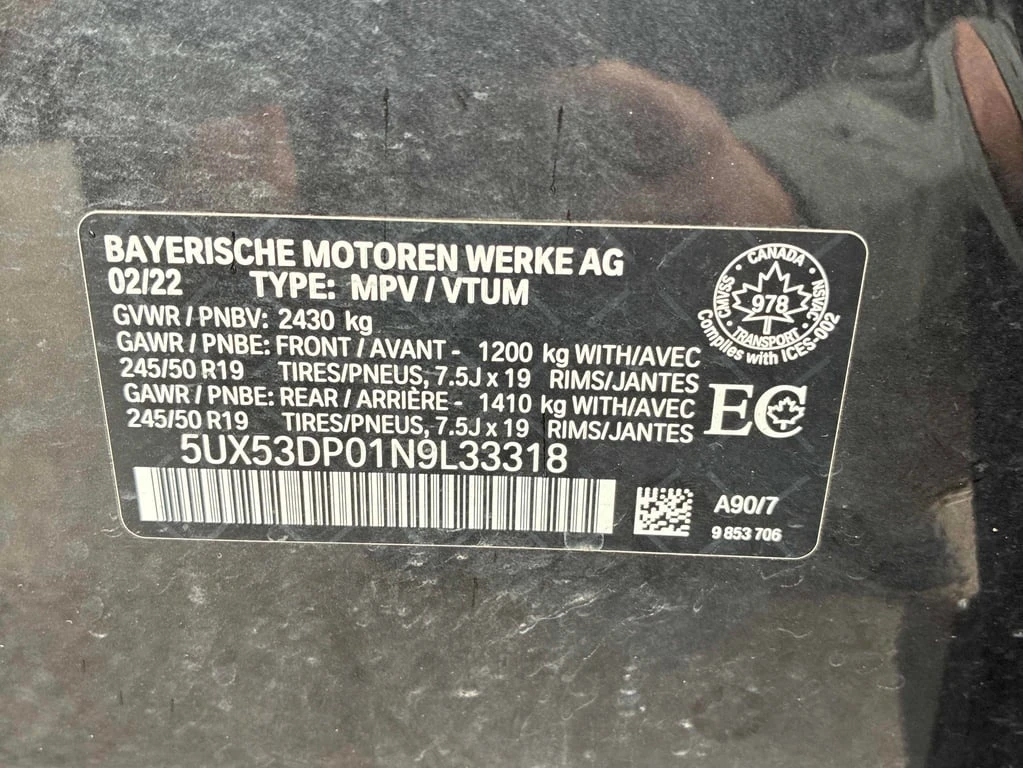 BMW X3 * xDrive30i * CARFAX * БЕЗ ПЪРВОНАЧАЛНА ВНОСКА - изображение 10