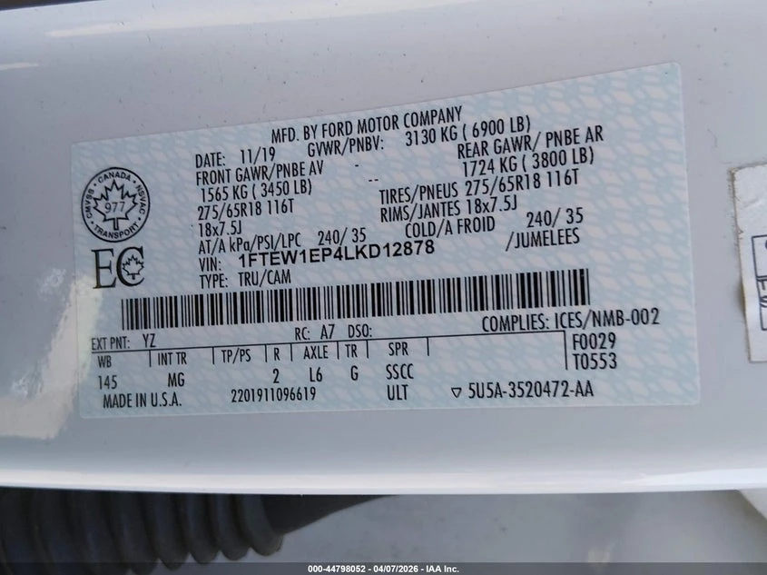 Ford F150 2.7l F-150 Xlt, снимка 9 - Автомобили и джипове - 54204529