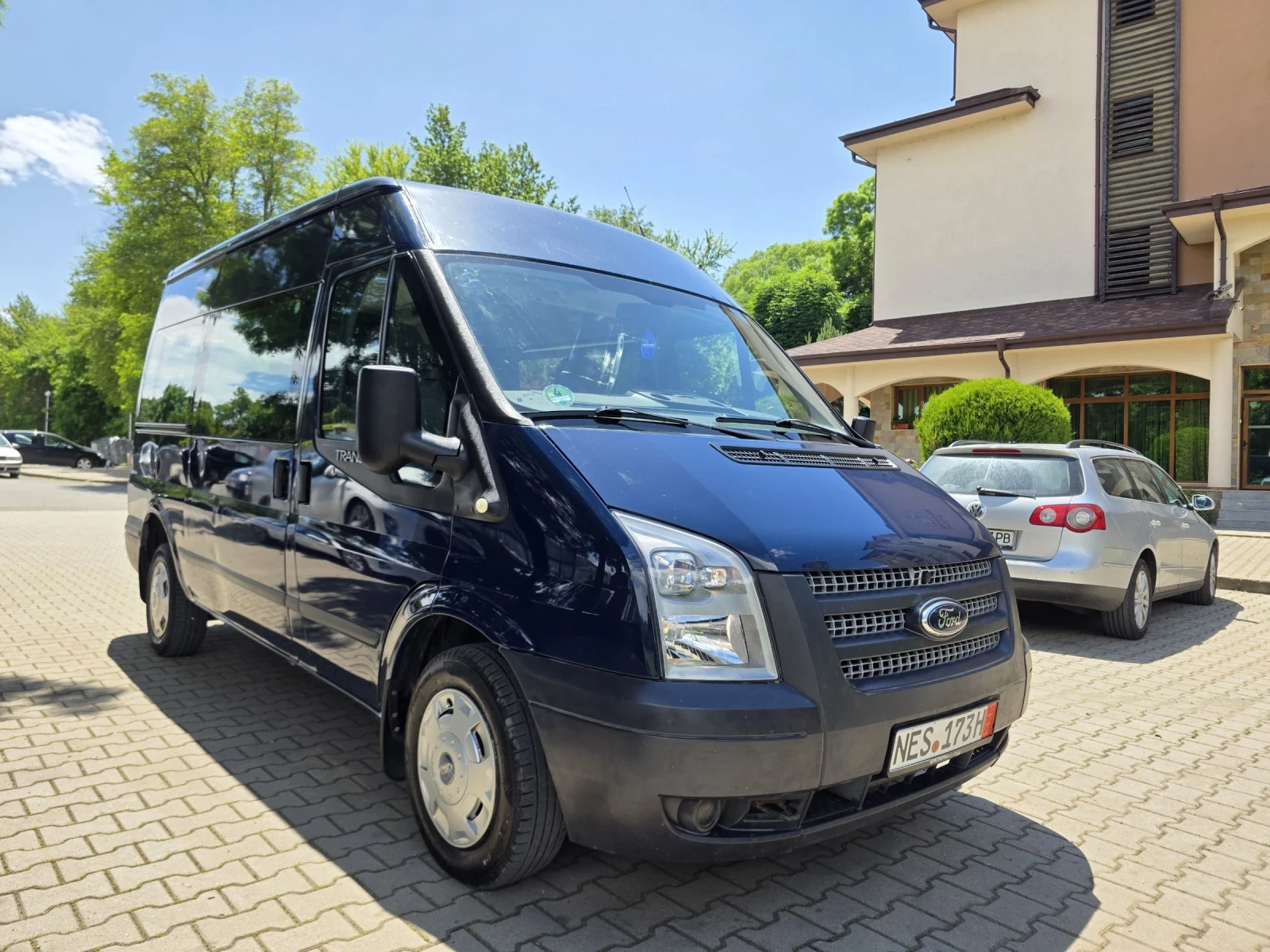 Ford Transit 2.2TDCI.125.KC.9-местна с работещ климатик , снимка 2 - Бусове и автобуси - 54733244