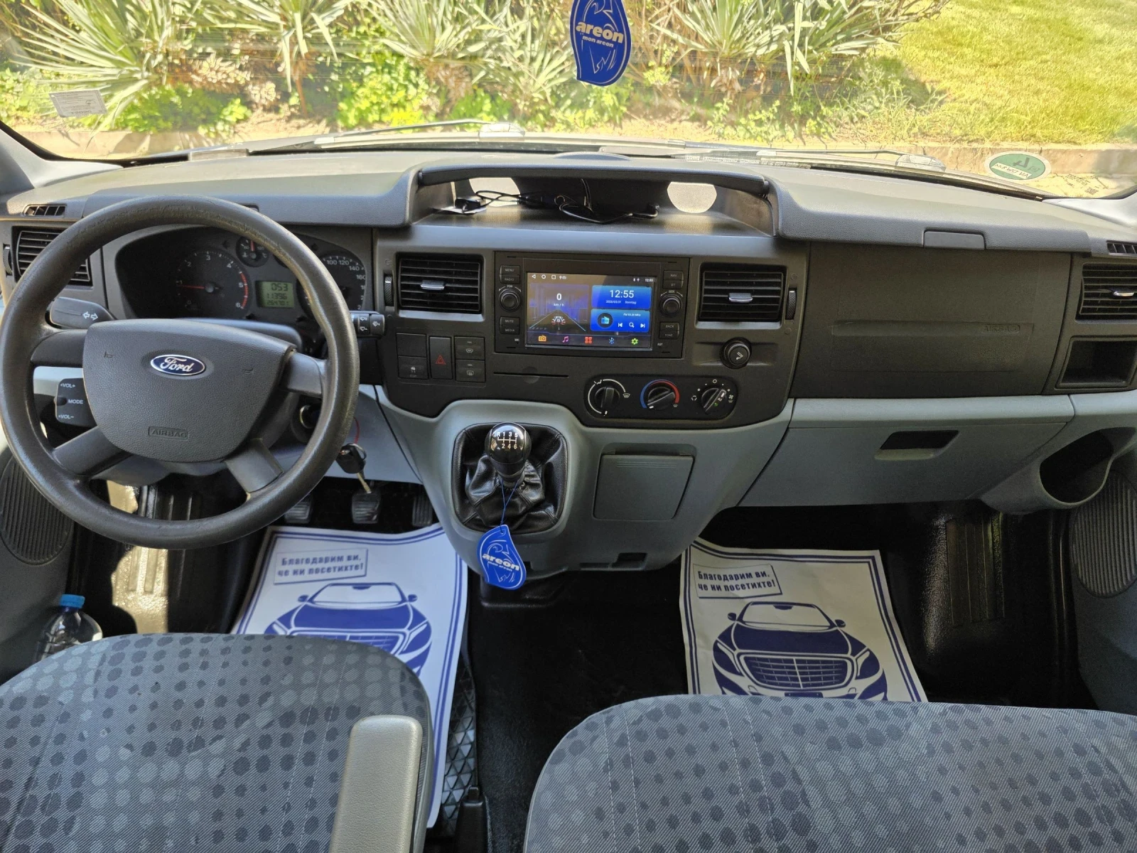 Ford Transit 2.2TDCI.125.KC.9-местна с работещ климатик , снимка 16 - Бусове и автобуси - 54733244