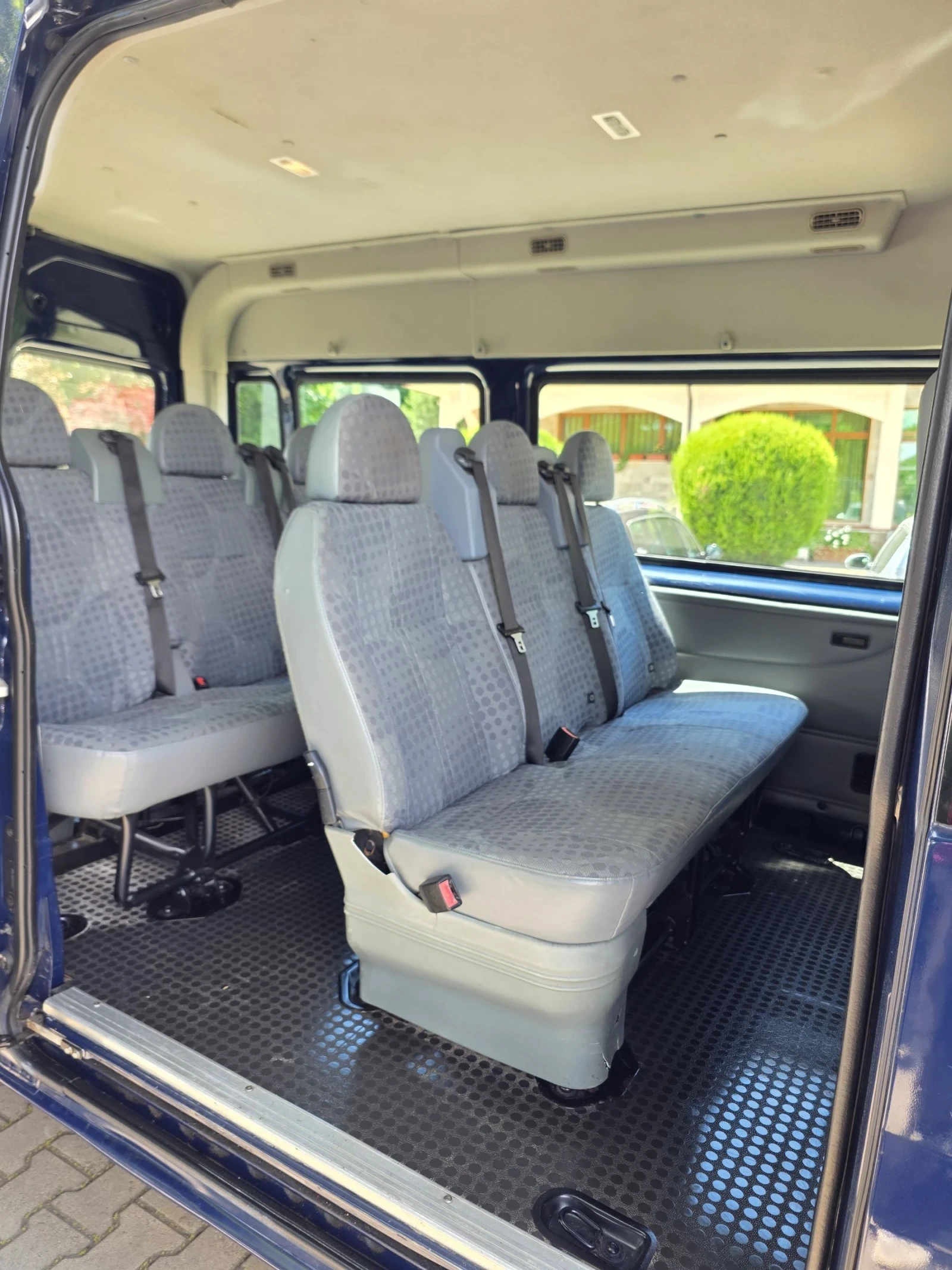 Ford Transit 2.2TDCI.125.KC.9-местна с работещ климатик , снимка 15 - Бусове и автобуси - 54733244