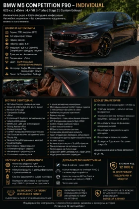 BMW M5 Competition F90 Individual   Almandin Brown, снимка 6