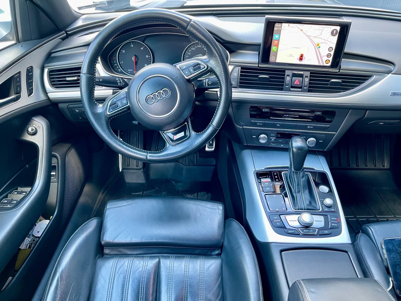Audi A6 3.0TDI / S-Line / FULL-LED, снимка 14 - Автомобили и джипове - 54734234