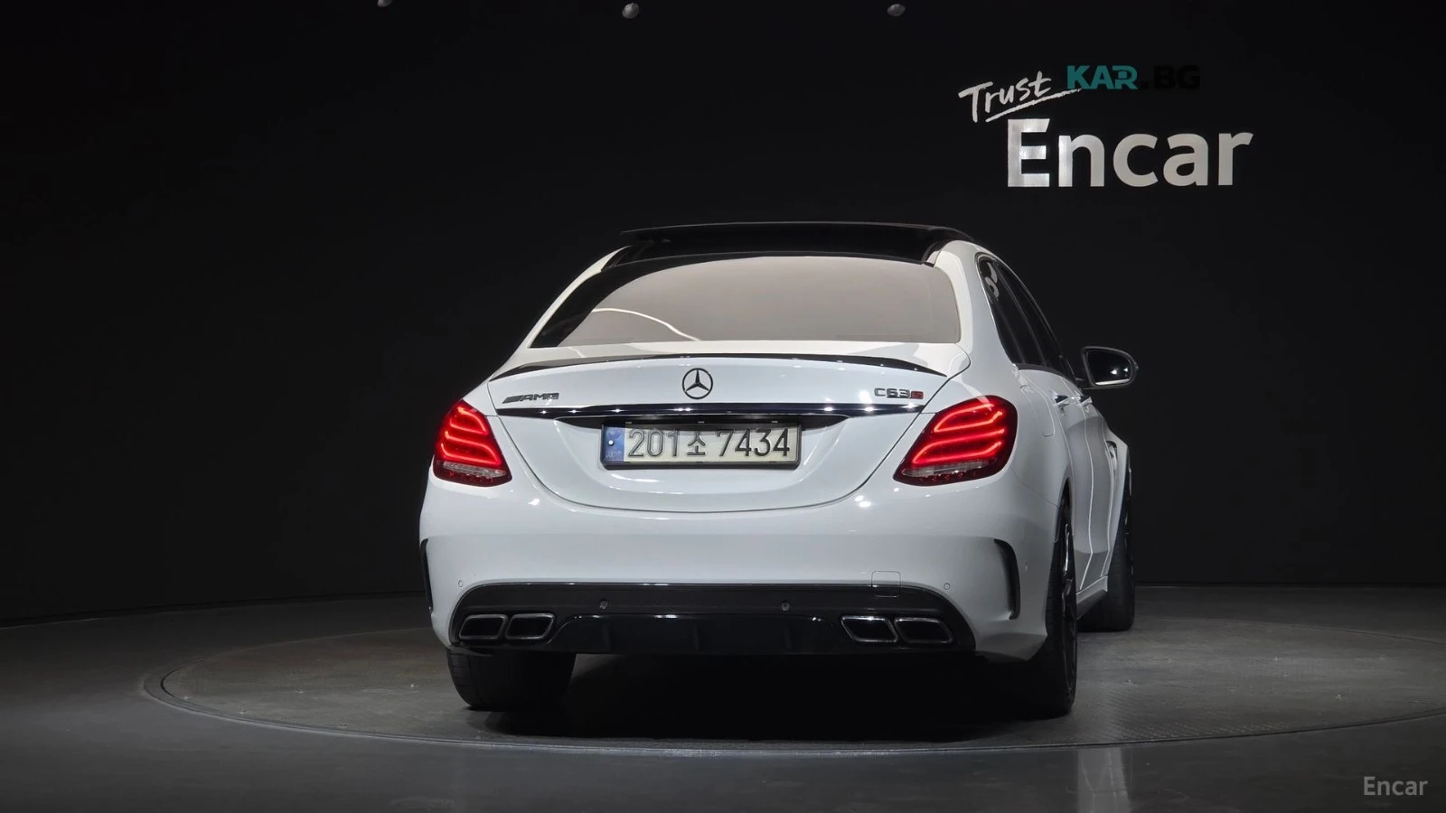 Mercedes-Benz C 63 AMG * BURMESTER* HEAD-UP* 360* ПОДГРЕВ* ПАНОРАМА* КОЖА, снимка 4 - Автомобили и джипове - 55223542