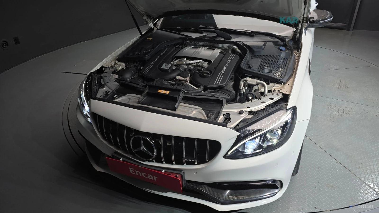 Mercedes-Benz C 63 AMG * BURMESTER* HEAD-UP* 360* ПОДГРЕВ* ПАНОРАМА* КОЖА, снимка 6 - Автомобили и джипове - 55223542