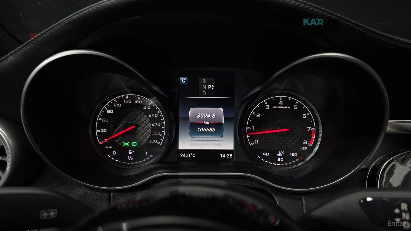 Mercedes-Benz C 63 AMG * BURMESTER* HEAD-UP* 360* ПОДГРЕВ* ПАНОРАМА* КОЖА, снимка 8 - Автомобили и джипове - 55223542