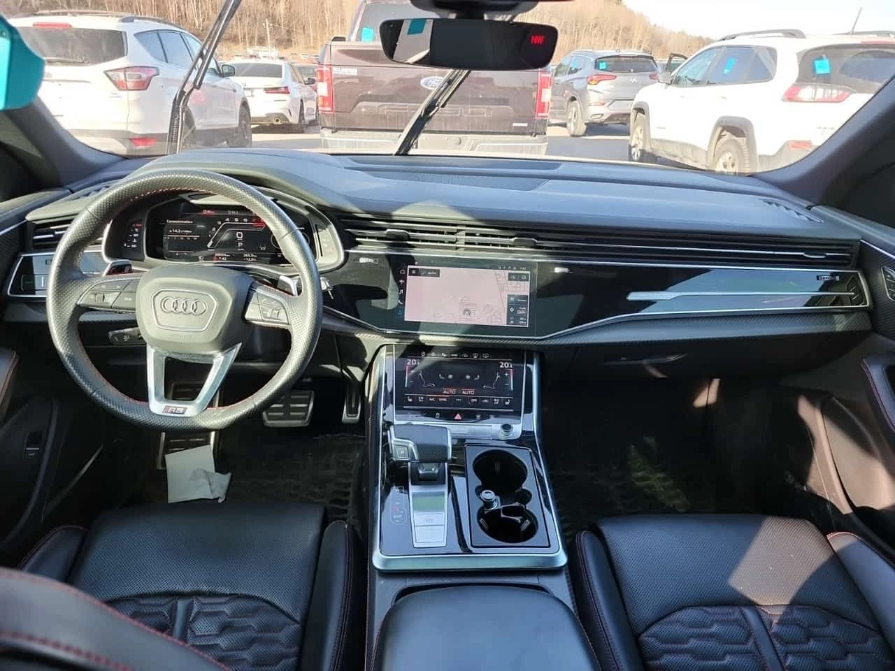 Audi RSQ8 * 2 КЛЮЧА* ОБДУХВАНЕ* ДИСТРОНИК* 360 КАМЕРА* , снимка 10 - Автомобили и джипове - 54351921