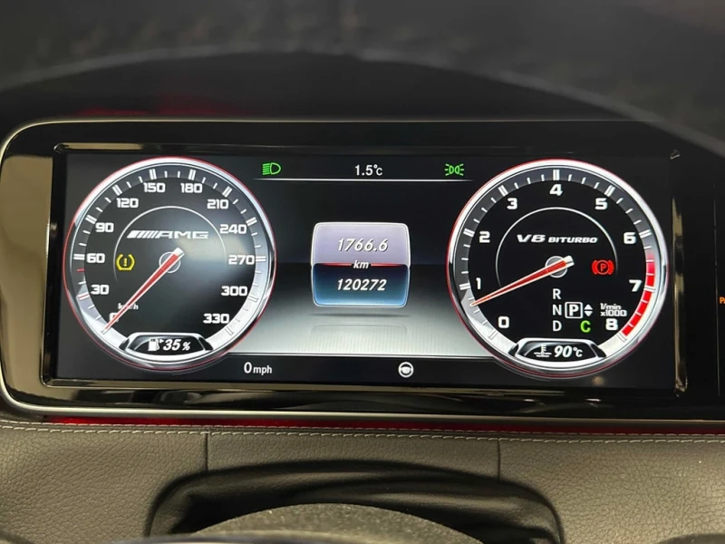 Mercedes-Benz S 63 4MATIC AMG COUPE * ПРЕДСТАВИТЕЛСТВО НА MERCEDES * , снимка 8 - Автомобили и джипове - 53440132