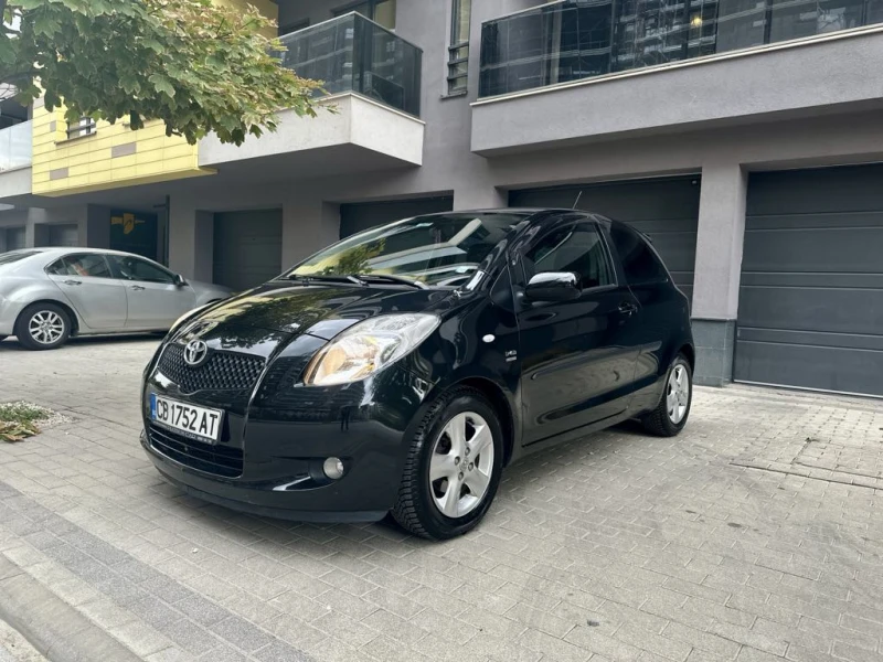 Toyota Yaris 1.4-D4D* АВТОМАТИК* Кожа* Black&White Edition* , снимка 1 - Автомобили и джипове - 47411368