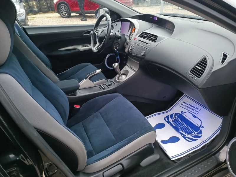 Honda Civic 1.8i-140кс-ШВЕЙЦАРИЯ-РЪЧКА-6ск, снимка 11 - Автомобили и джипове - 53022886