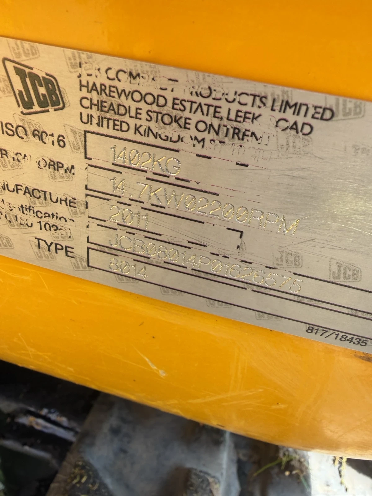 Багер JCB 8214, снимка 10 - Индустриална техника - 53992476