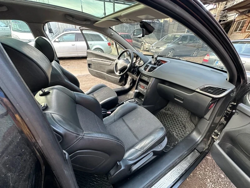 Peugeot 207 1.6 АВТОМАТИК КОЖА ПАНОРАМА, снимка 15 - Автомобили и джипове - 48752856