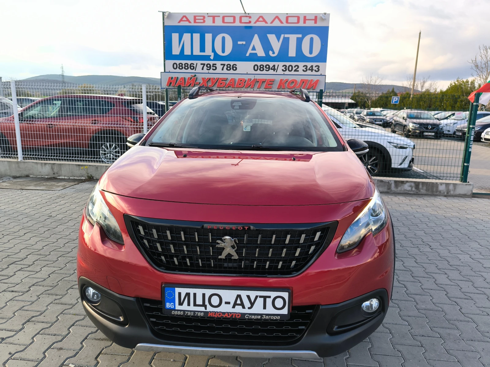 Peugeot 2008 1, 6HDi-120k.c.6ckoр, GT-Laine, KOЖА, НАВИ, EBPO 6, снимка 17 - Автомобили и джипове - 54088482