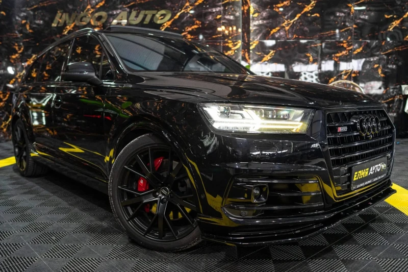 Audi SQ7 QUATTRO MATRIX BLACK EDITION ПАНО ЛИЗИНГ 100%, снимка 4 - Автомобили и джипове - 53599113