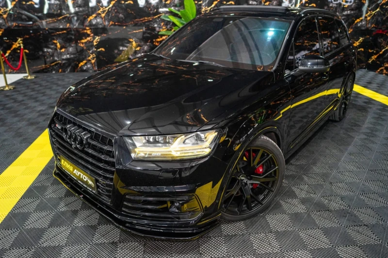 Audi SQ7 QUATTRO MATRIX BLACK EDITION ПАНО ЛИЗИНГ 100%, снимка 2 - Автомобили и джипове - 53599113