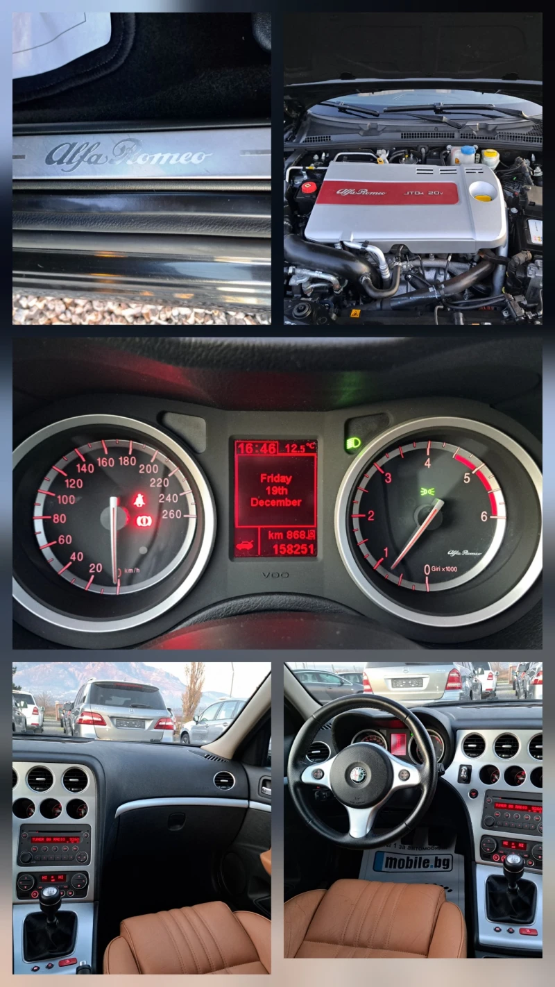 Alfa Romeo 159 sportwagon 2.4JTDM* Q4* BOSE* Adaptive Xenon* Подгрев* Уникат, снимка 17 - Автомобили и джипове - 52850494