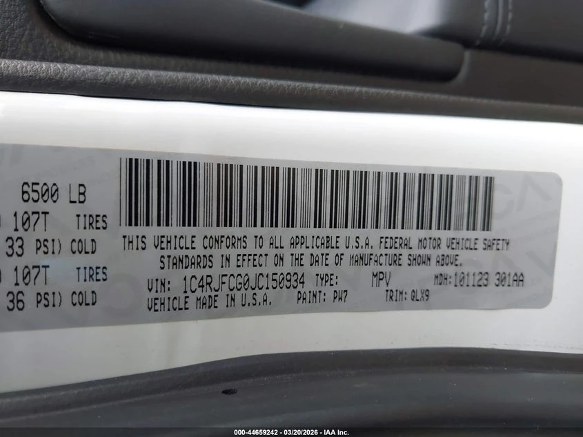 Jeep Grand cherokee 3.6l High Altitude 4X4, снимка 9 - Автомобили и джипове - 54122036