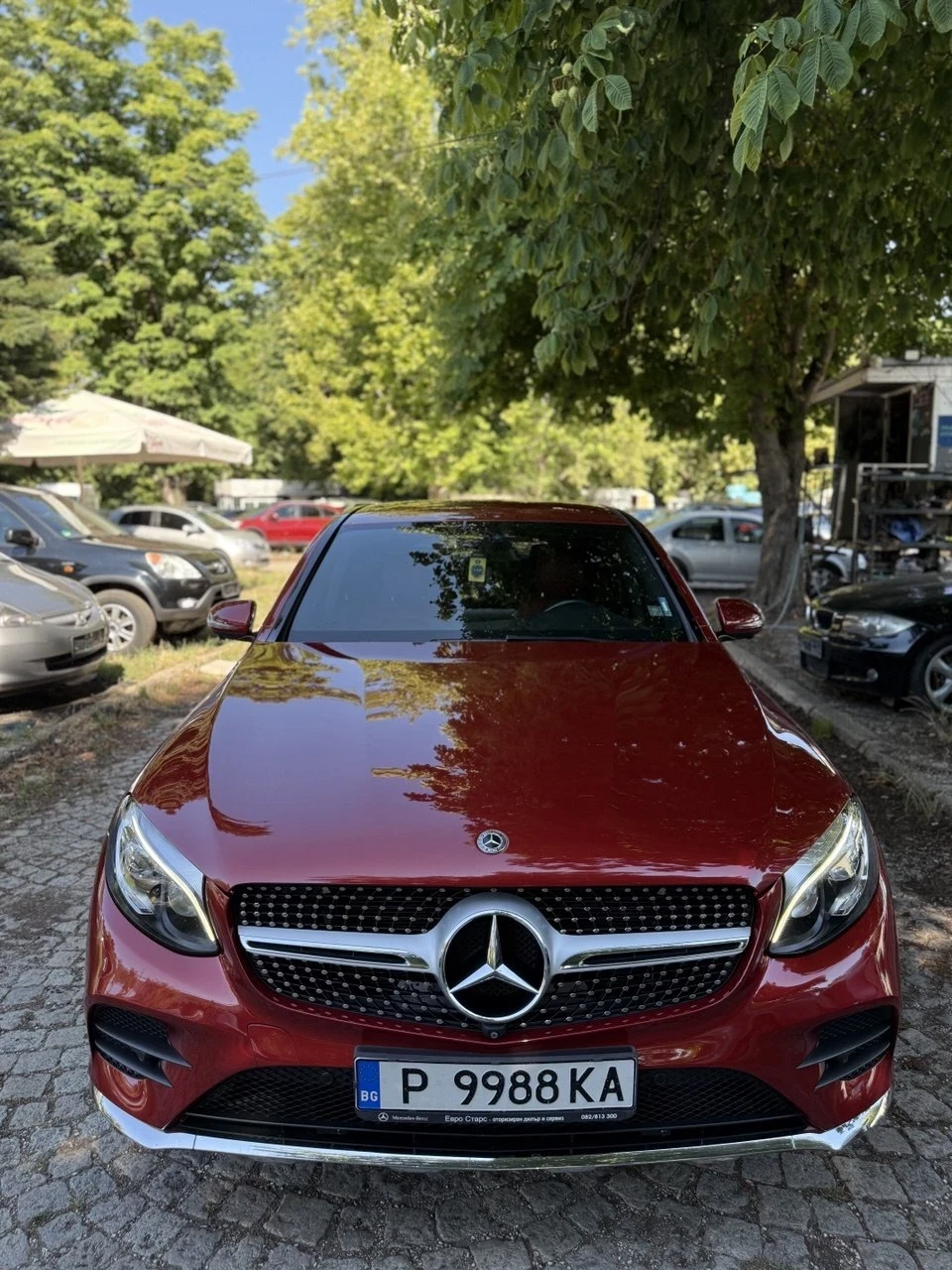 Mercedes-Benz GLC 350 Купе, 70.000км, Пълна сервизна история в мерцедес, снимка 2 - Автомобили и джипове - 54389729