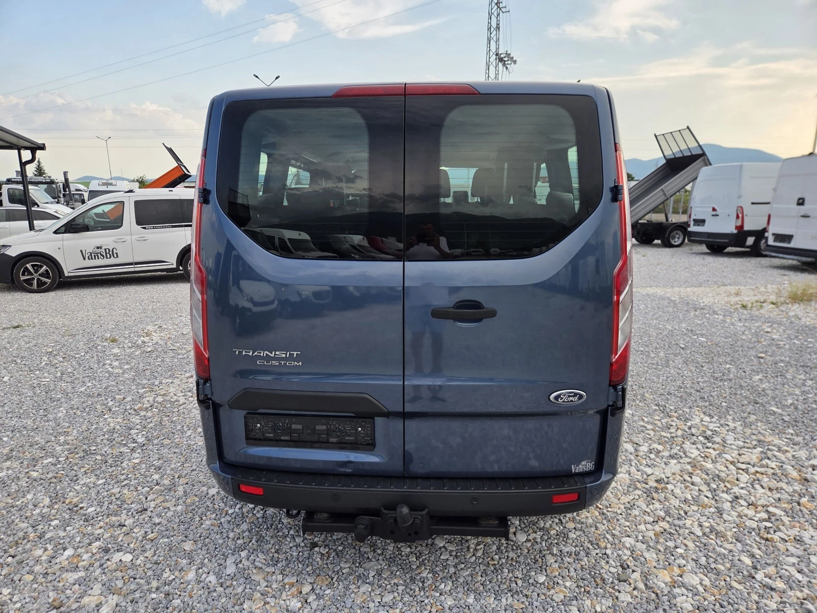 Ford Transit Custom 2.0 TDCi, Пътнически, 9 местен, Клима, ЕВРО 6, снимка 4 - Бусове и автобуси - 54811330