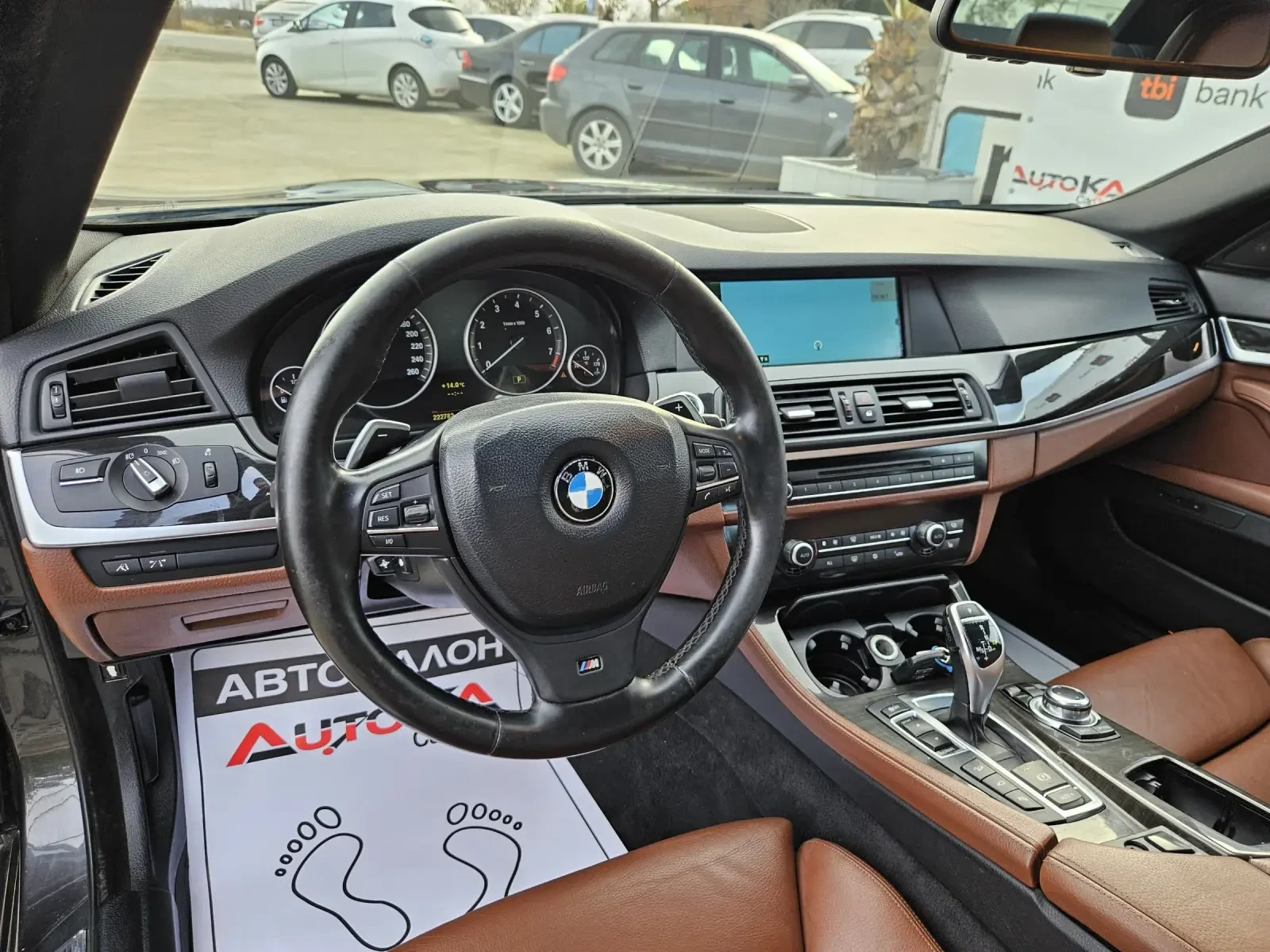 BMW 535 3.0i-306кс= АВТОМАТ= M PACKET= КАМЕРА= KEYLESS - изображение 8