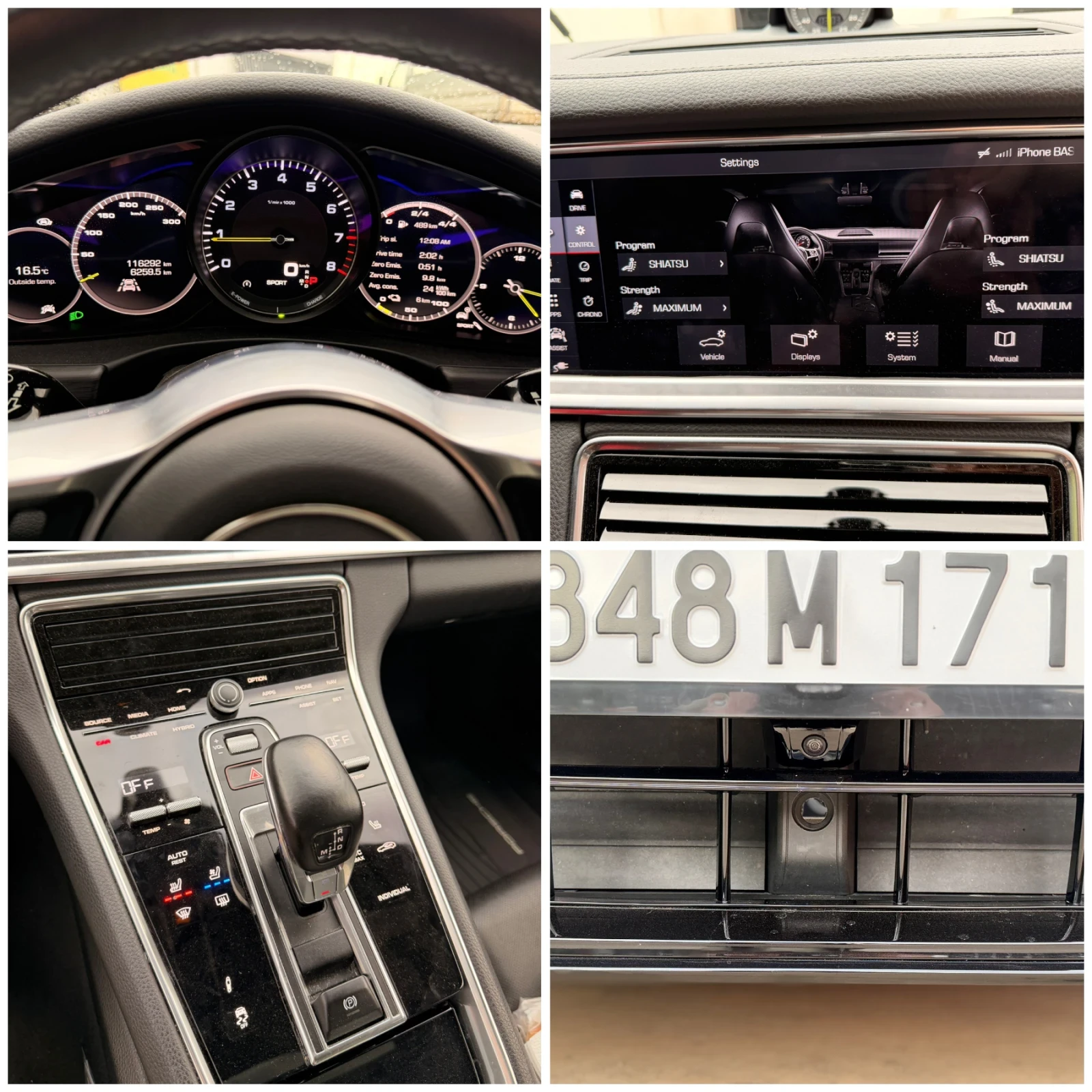Porsche Panamera E-Hybrid* GTS* R21* Night Vision* Soft Close* Masa, снимка 17 - Автомобили и джипове - 54877283
