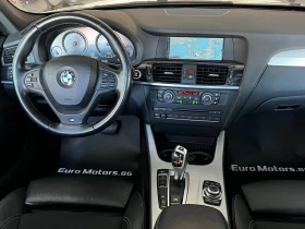 BMW X3 3.0d, X-Drive, M SPORT-PANO, FULL SERVICE-KATO HOB, снимка 9