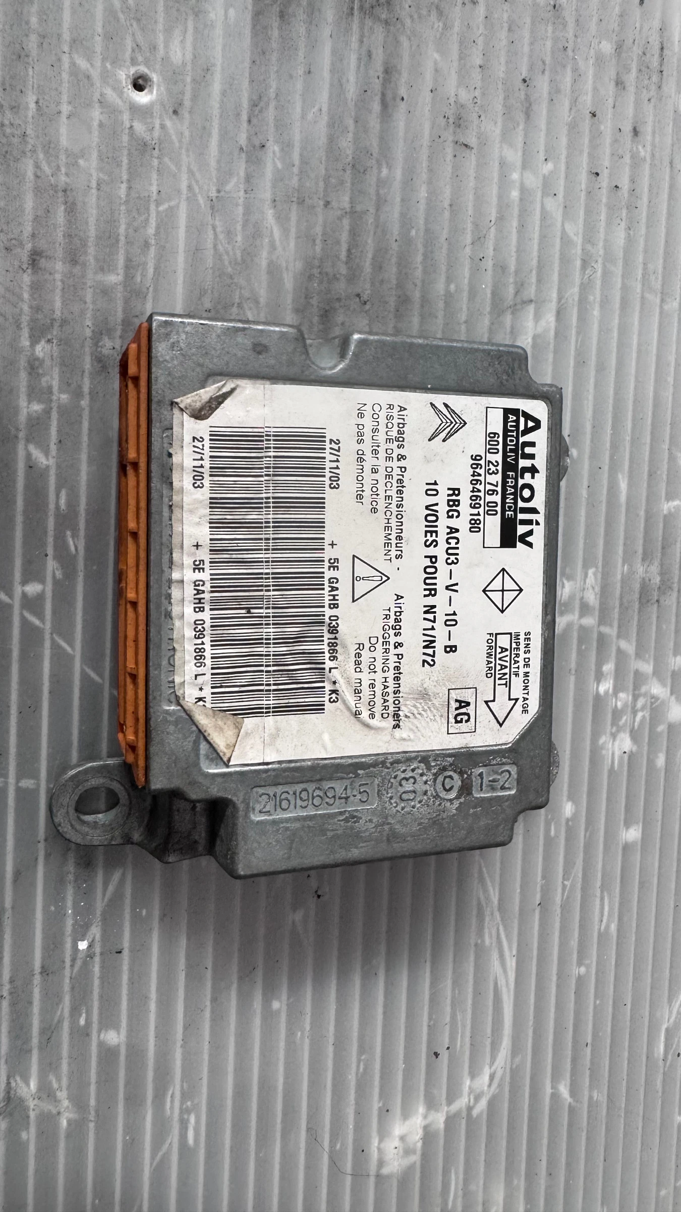 Airbag  /  /  a Citroen Xsara - 9646469180 / 600237600 | Mobile.bg   2