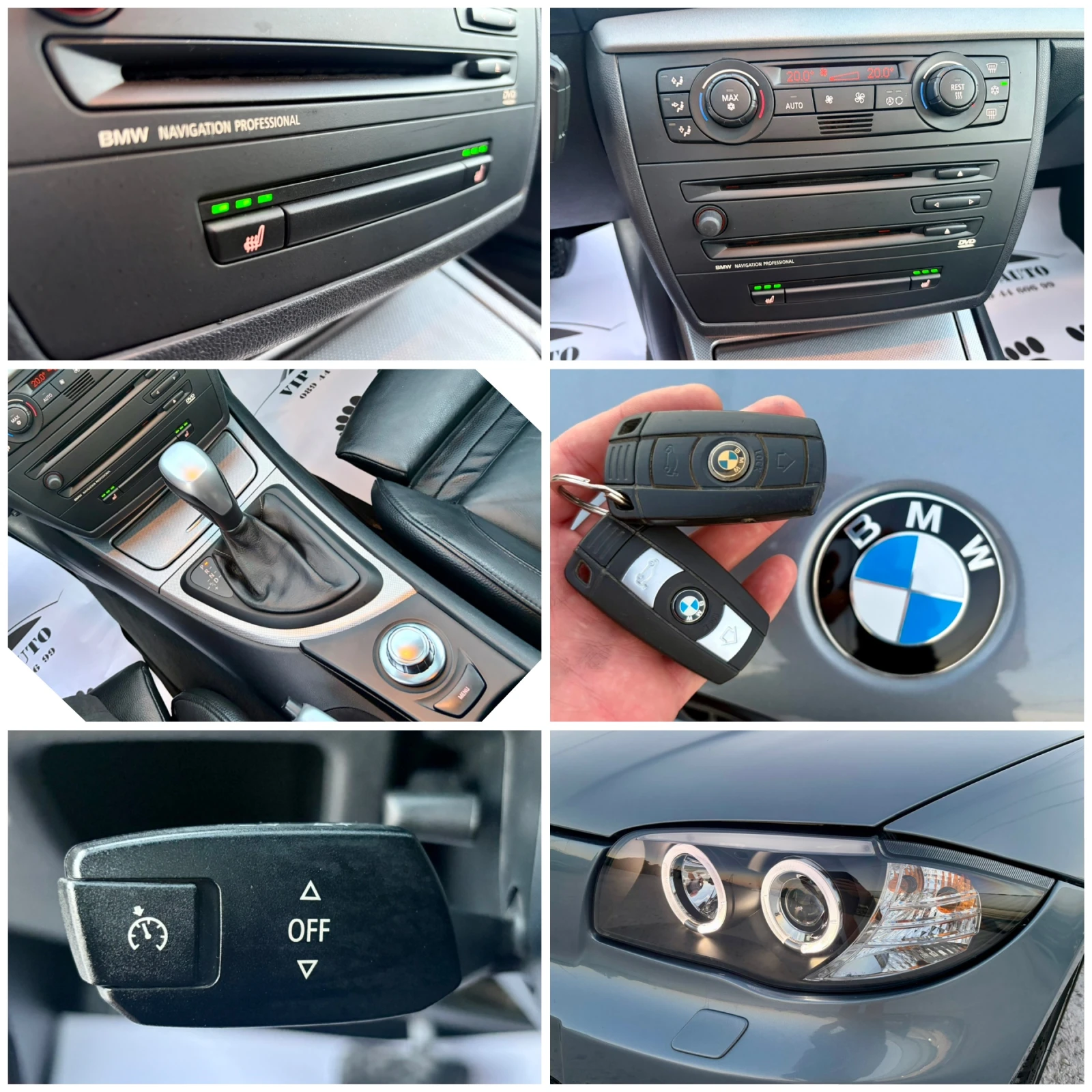 BMW 120 d M-PACKET АВТОМАТ НАВИГАЦИЯ КОЖА ЛЮК, снимка 15 - Автомобили и джипове - 56090374
