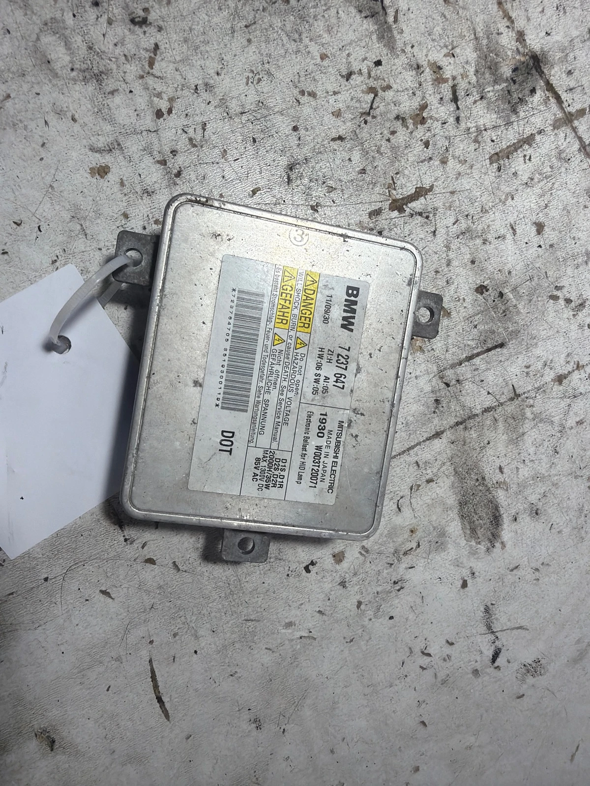 баласт ксенон 7237647 BMW 5 Series
