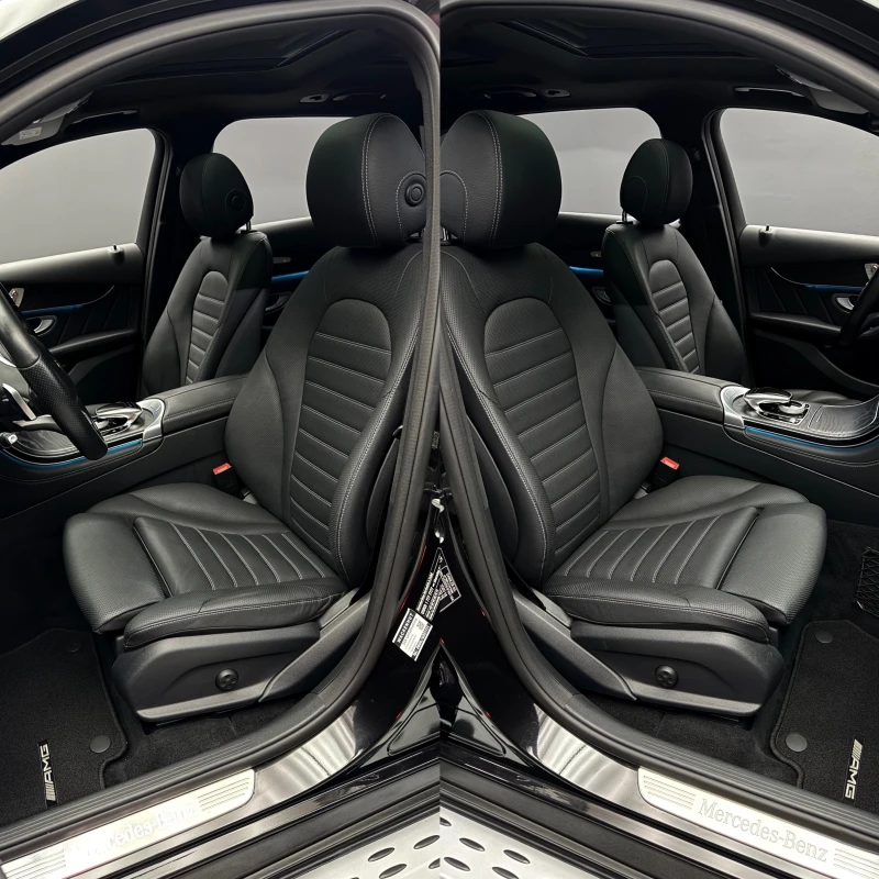 Mercedes-Benz GLC 350 d-AMG-9G-4M-Burmester-РЕАЛЕН ПРОБЕГ, снимка 7 - Автомобили и джипове - 53133194