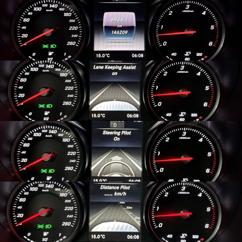 Mercedes-Benz GLC 350 d-AMG-9G-4M-Burmester-РЕАЛЕН ПРОБЕГ, снимка 10 - Автомобили и джипове - 53133194