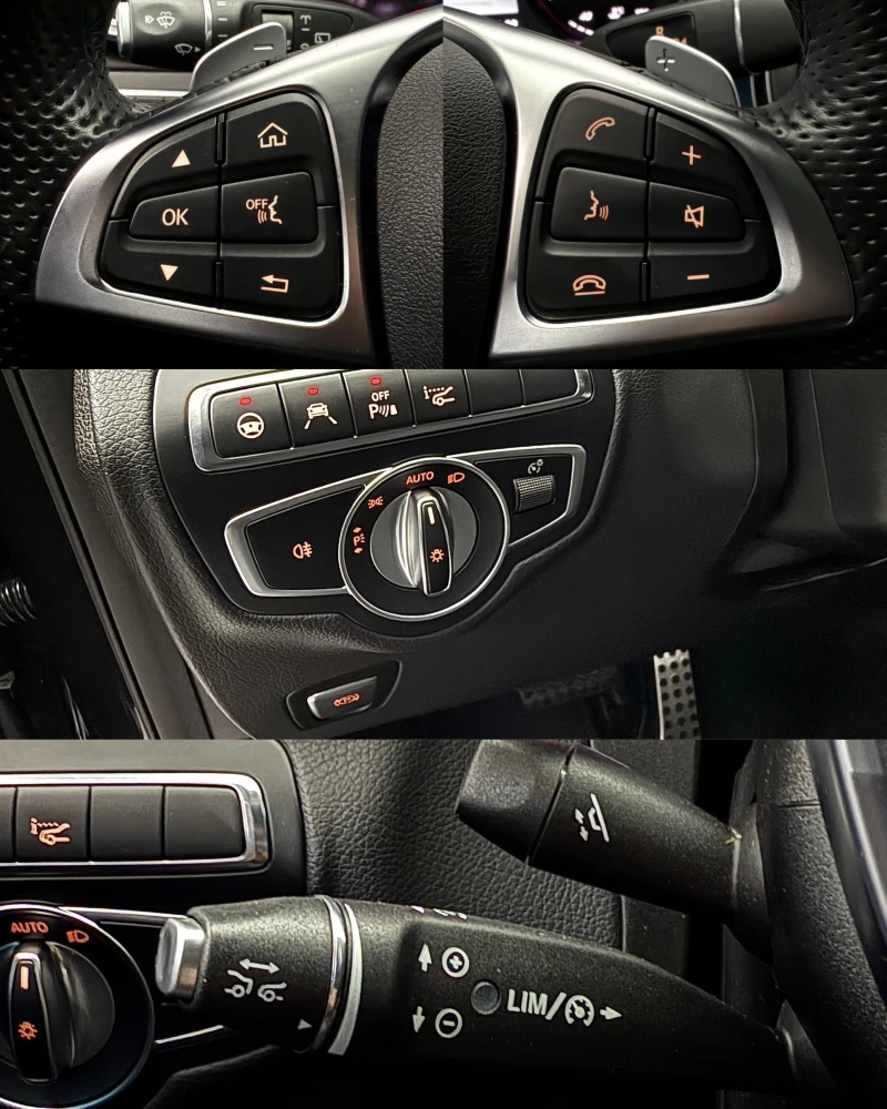 Mercedes-Benz GLC 350 d-AMG-9G-4M-Burmester-РЕАЛЕН ПРОБЕГ, снимка 11 - Автомобили и джипове - 53133194