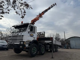 Scania 112 112/360 бордови с кран 14м, снимка 6